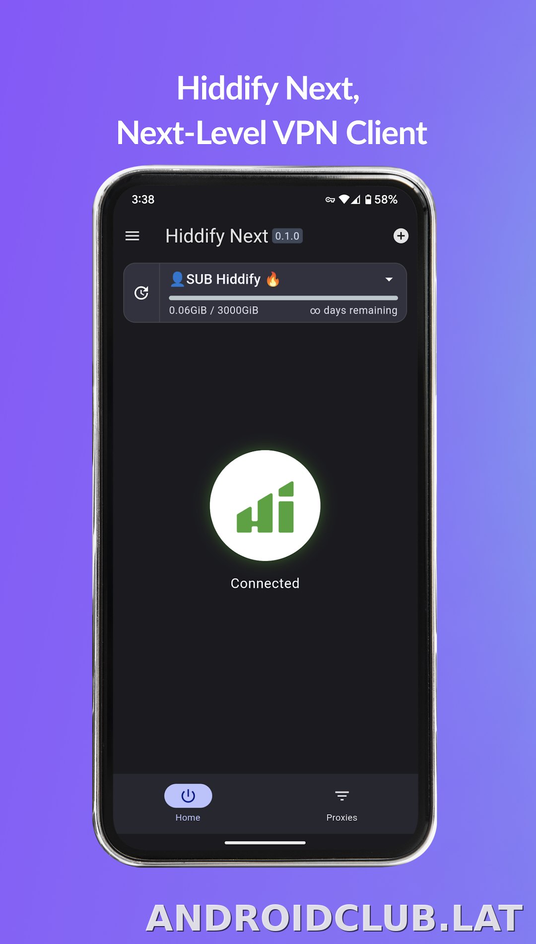 Hiddify скриншот 1